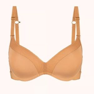 NWT Lively No Wire Pushup Bra in Warm Oak